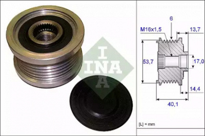 WILMINK GROUP wg1253774 -  Механизм свободного хода генератора